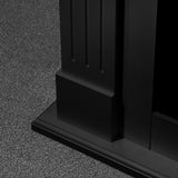 Cornice Camino Rivestimento Cambridge Nero