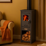 Stufa A Legna Andalo Berna Nera 5-7 Kw