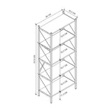 immagine-2-bofigo-libreria-metal-5-ripiani-colore-pino-66x34h160-cm-ean-8683456002730