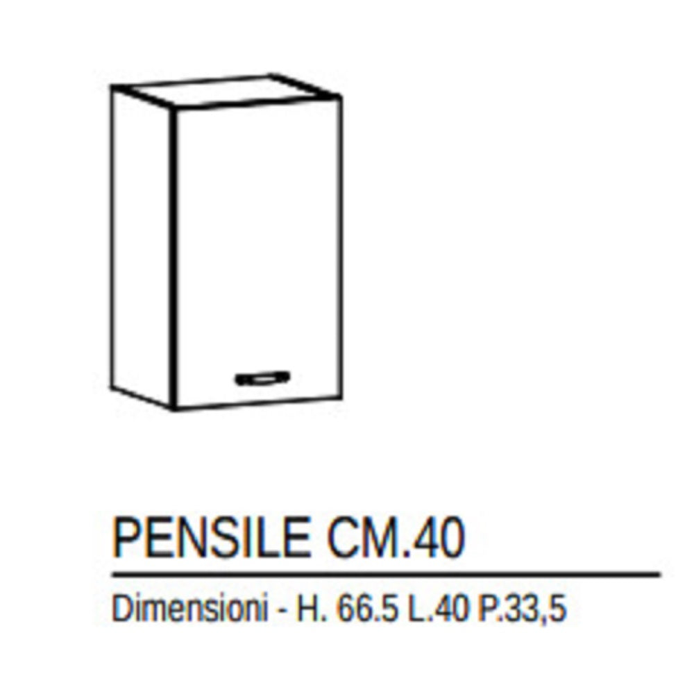 Pensile Cucina Federica 40 Cm Olmo