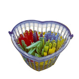 nbr cestino in plastica con 60 mollette ean 9972016467126