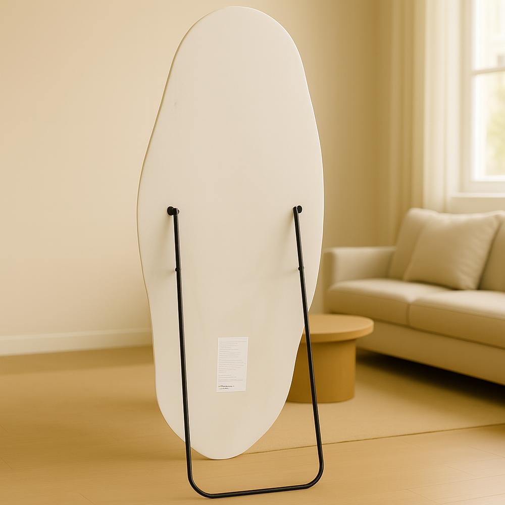 Specchio Grotta Ondulato 60x160x5cm Bianco