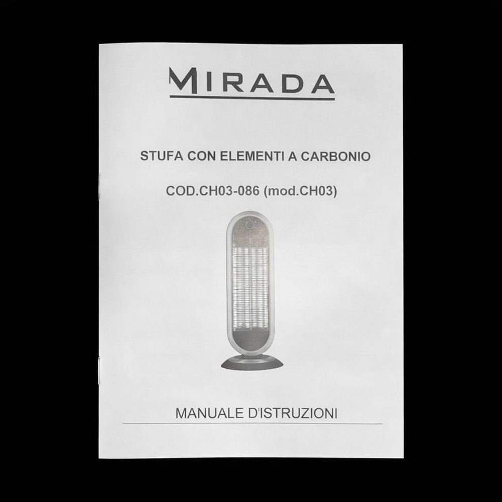 Stufa Al Carbonio Focò 900 W