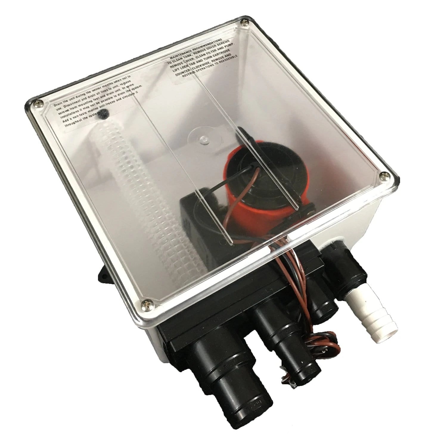 Johnson Pump - Multiple-Port Shower Sumps, Part No. 57151-24 - Volts 24 DC - Amps 2